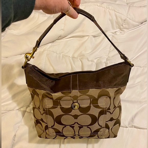 3-piece’s !!! Authentic Coach purse, Authentic Genuine leather wallet & wristlet - Picture 11 of 16